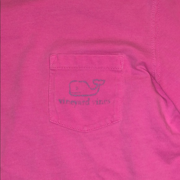 pink and teal vineyard vines long sleeve! - Picture 2 of 7